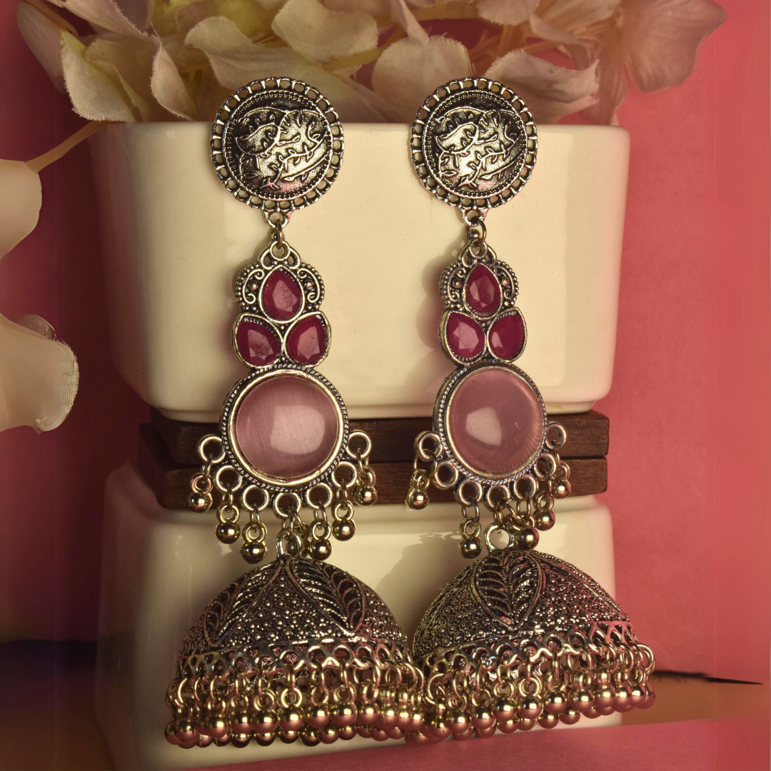 Madhuri Long Jhumkas