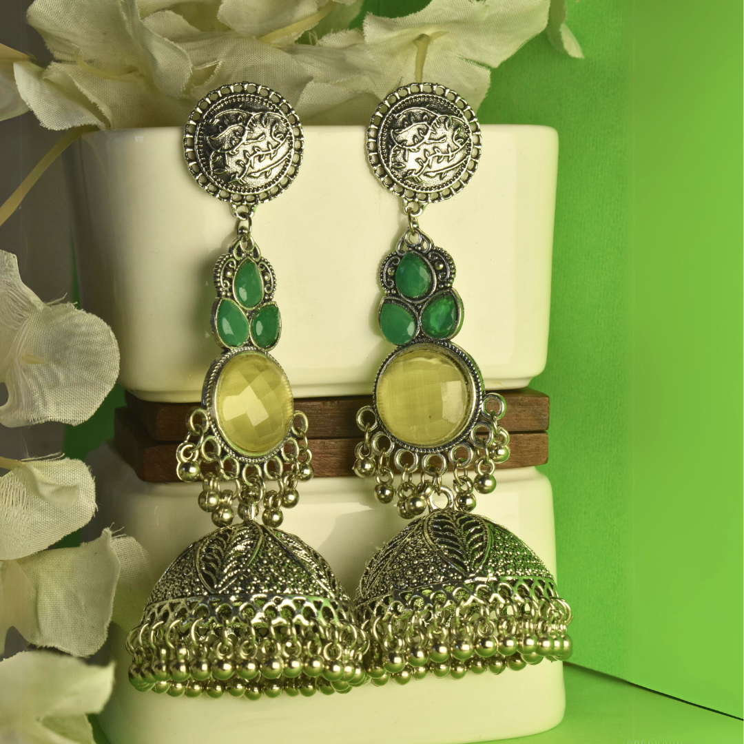 Madhuri Long Jhumkas