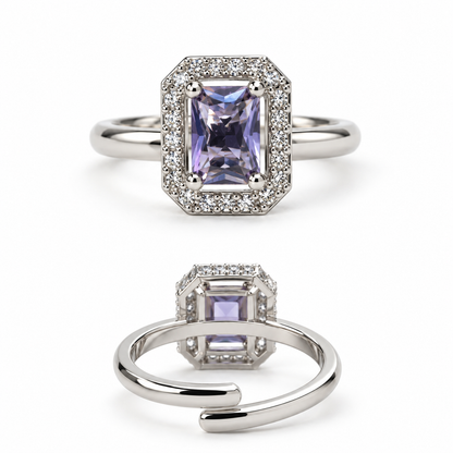 PURPLE NAVELI AD RING