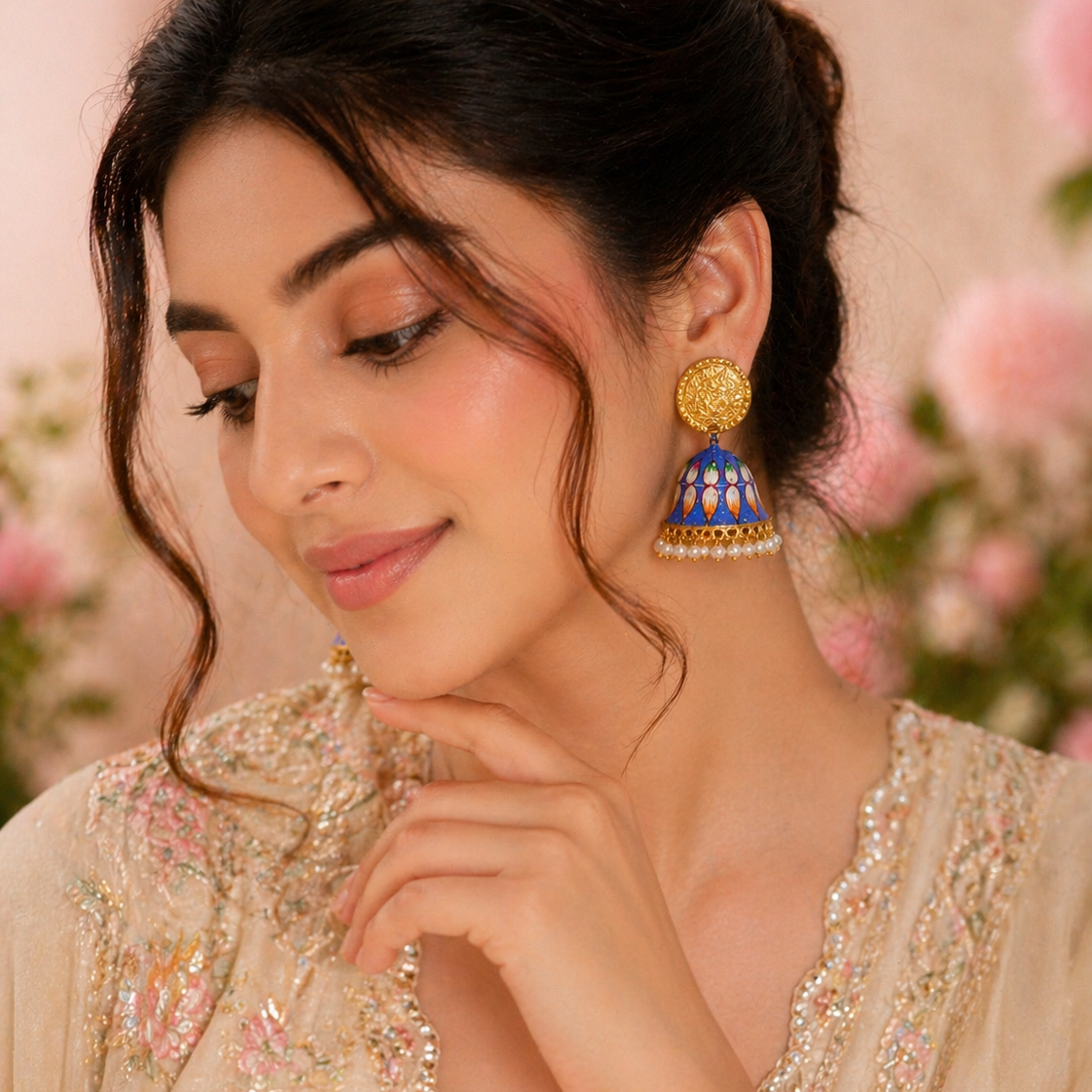 Divya Meenakari Earrings