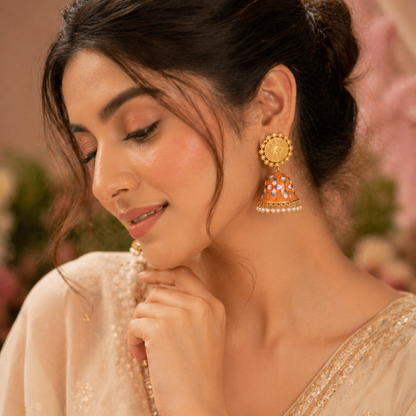 Jyoti Meenakari Earrings
