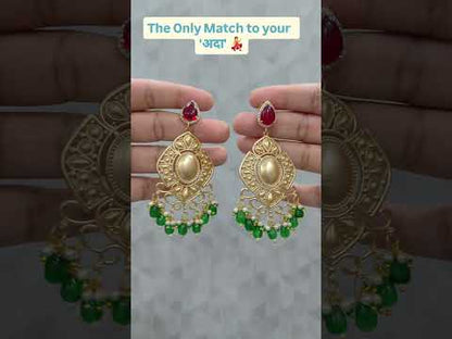 Megha Gold Dangler