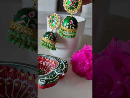 Harita Meenakari Earrings